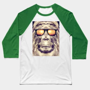 Bigfoot In Shades Baseball T-Shirt